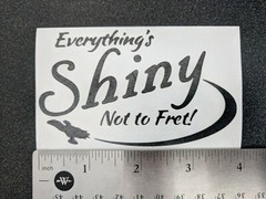 Firefly Inspired Quotes Decal 4Pack: I am a leaf on the wind, I aim to misbehave