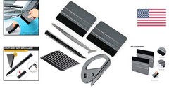 Professional Vehicle Vinyl Wrap Tool Kit: Squeegees, Utility Knife & Cutter