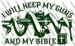 I Will Keep My Guns And Bible,Faith,Gun Rights,Faith Family Freedom,Vinyl Decal