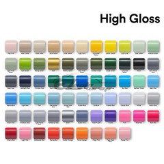 High Gloss Storm Gray Glossy Car Vinyl Wrap Sticker Decal Sheet Film Air Release