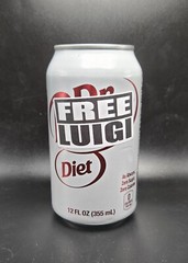 50PCS “FREE LUIGI” stickers bulk pack political movement labels mangione release