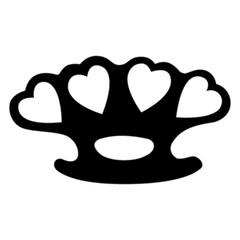 4x Brass Knuckles Vinyl Decals, JDM,VTEC,FUNNY, TURBO, Car Stickers, Honda, Girl