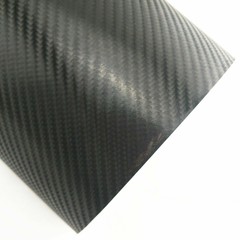 4D Car Interior Accessories Interior Panel Black Carbon Fiber Vinyl Wrap Sticker