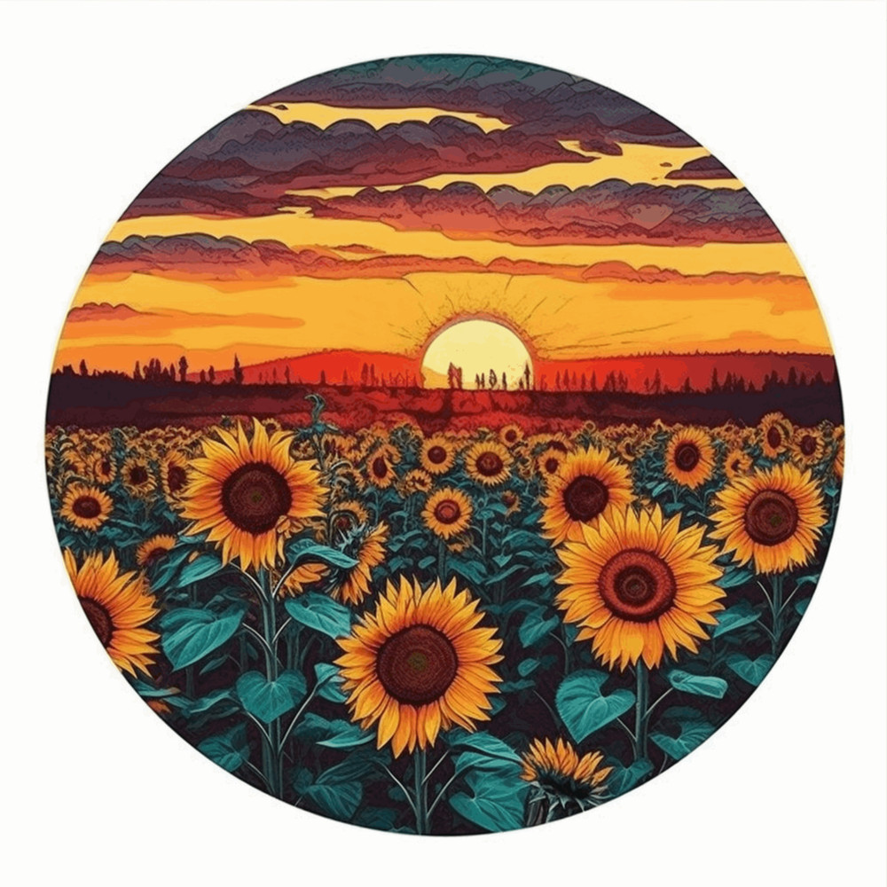 Sunflower Sticker Decal Car Truck Window Bumper Vinyl Decal Floral Flowers