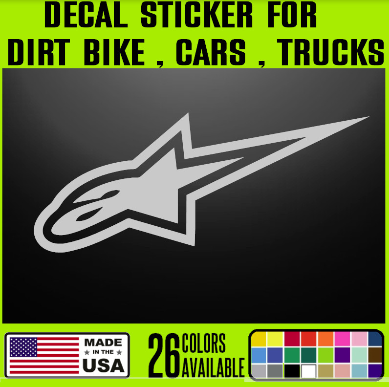 ALPINESTAR – Off Road ATV Racing Decal Sticker Dirt Bike Motocross 4 Wheel – R7