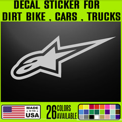 ALPINESTAR – Off Road ATV Racing Decal Sticker Dirt Bike Motocross 4 Wheel – R7