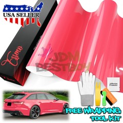 ESSMO PET Super Gloss Beet Red Car Vehicle Vinyl Wrap Decal Sheet Like Paint