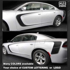 Decals for Dodge Charger 2011-2023 Front Rear Side Accent Stripes (Choose Color)