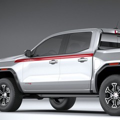 Decal Sticker Vinyl Up Side Racing Stripes Sport Edition for GMC Canyon Denali