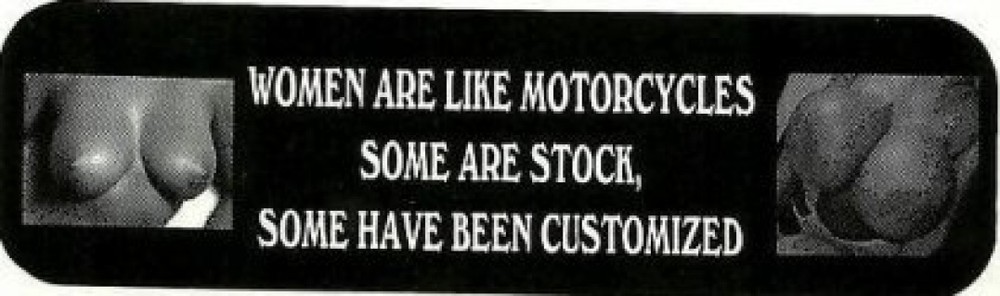 Motorcycle Sticker for Helmets or toolbox 1,455 Woman are like motorcycles some
