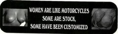 Motorcycle Sticker for Helmets or toolbox 1,455 Woman are like motorcycles some