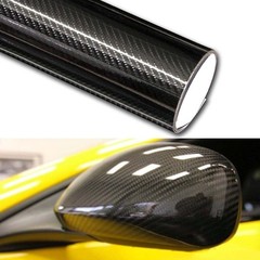 5D Premium HIGH GLOSS Carbon Fiber Vinyl Film Wrap Bubble Free Air Release 6D