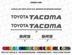 Decal Kit for 1995-2004 TOYOTA TACOMA SR5 GEN 1 Replacement Badge Sticker Emblem