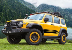 GWM Tank 300 Bonnet and Side Stripes Graphics Frontier Decals Stickers