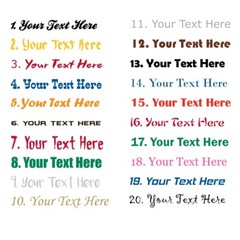 Custom Business Vinyl Decal Name Information Phone for Truck Back Window BS018