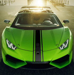 Car Decal Racing Rally stripes 9” for Murcielago Vinyl Hood Front Sticker ZC938
