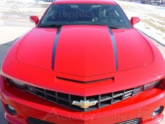 2010-2015 Chevy Camaro HOOD SPIKES Spears Vinyl Decals Stripes Pro 3M Graphic