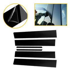 6/12Pcs Fit for Toyota Corolla 2009-2013 Set Black Pillar Posts Door Trim Cover