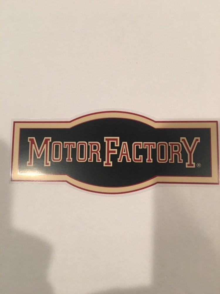 Motor factory decal