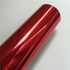 Full Roll 65FT x 5FT Gloss Flexible Chrome Red Car Wrap Vinyl Film Foil Graphics