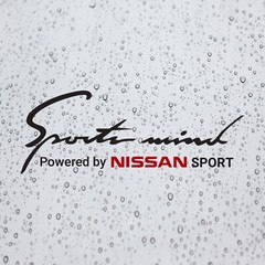 1x SPORTS MIND Powered By Decal Vinyl Stickers (10″ x 3.75″) For Nissan Cars