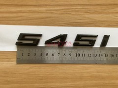 Gloss Black 3D ABS Letters Trunk 545i Emblem Rear Badge for BMW 2017-2022 545i