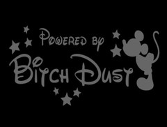 mickey mouse powered by bitch dust disney choose color and size