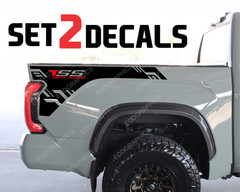 TSS*OFF ROAD* Tundra Sticker FOR * 2022 to 2025 *BED SIDE STRIPES DECAL SET