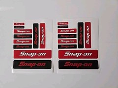 2X Packs Snap On Tools Promo 20 stickers Total Red, White & Black Decal Emblem !