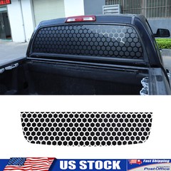 Matte Black Rear Window Honeycomb Decal VinylsFits 2007-2021 Toyota Tundra