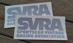 SVRA SPONSORSHIP RACING DECAL SET – WHITE or BLACK