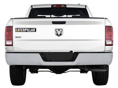 2x Caterpillar Logo Die Cut Laminated Vinyl Decal Sticker Choose Sizes racing