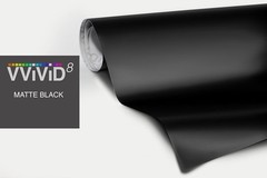 Satin Flat Matte Black Vinyl Wrap 5ft x 1.5ft – Ideal for Customization