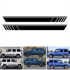 2x Car Side Body Decal Sticker Graphics Vinyl Decor Waterproof For Pickup SUV
