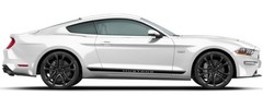 Ford Mustang Rocker Panel Door Side Stripes Decals Both Sides 2015-2022