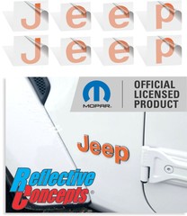 2018-2024 Wrangler JL JEEP Fender Badge Overlay Decal Stickers