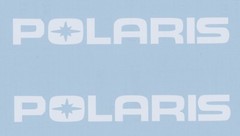 2x POLARIS 8″ White Decals Stickers ATV Off Road Truck Trailer Window Decal