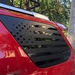 2Pcs American Flag Rear Side Window Decals Wrap For 2010-2022 Toyota 4Runner USA