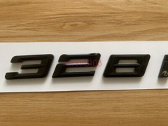 Gloss Black 3D ABS Letters Trunk 328is Emblem Rear Badge for BMW 2017-2022 328is