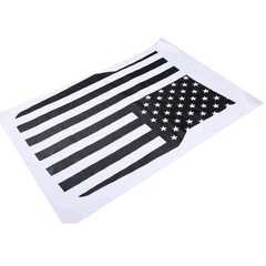Front Hood Black USA Flag Graphic Vinyl Decal Fit For Ford Maverick 2022-2025 US