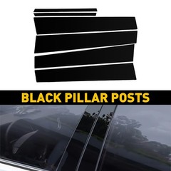 6/12Pcs Fit for Toyota Corolla 2009-2013 Set Black Pillar Posts Door Trim Cover