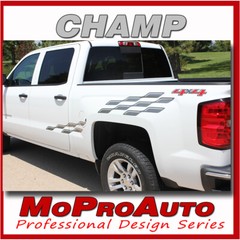 Champ 3M Pro Grade Vinyl Side Stripes Decals Graphics 2014-2018 Chevy Silverado