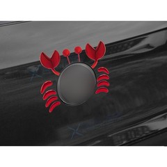 3D Crab Sticker Decal Graphic Wall Laptop Cell Truck for Windows Car Logo Body