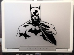 Batman Superhero comic book character car truck decal sticker 6″ black