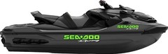 SEA-DOO Racing / PAIR / 12″ LIME GREEN Vinyl Vehicle Watercraft Decal Graphic