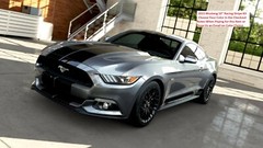 FOR Ford MUSTANG 10″ Plain Twin Rally Racing Stripes Decal Vinyl Graphic 36 FEET