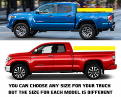 TRD 4×4 SPORT Tundra Sticker *BED SIDE STRIPESDECAL SET (0EDD01)