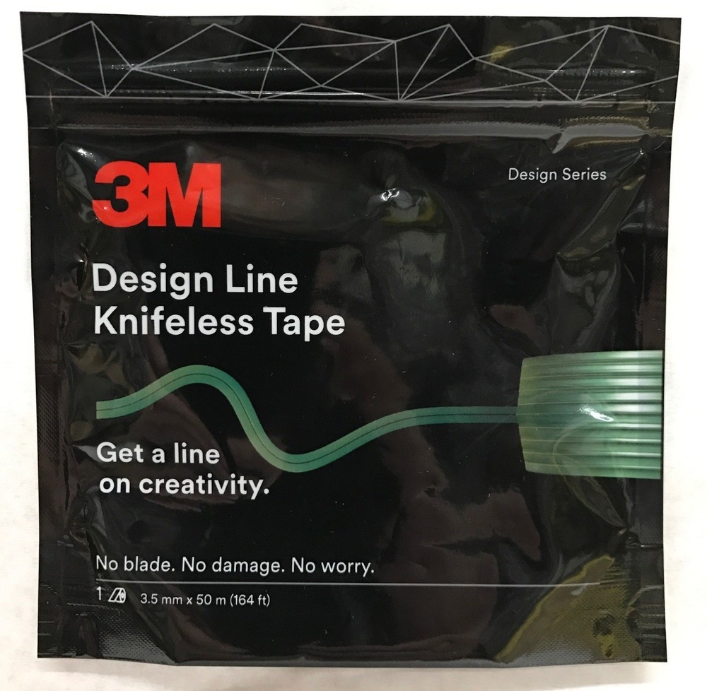 2 Pack 3M DESIGN LINE KNIFELESs TAPE GRAPHICS WRAP 1/8”X164′ NOT A KNOCKOFF!