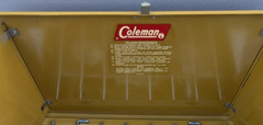 Coleman Decal For 425E, 425F Gold Bond Early Stove Others Vinyl B8 lines Qty 1