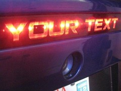 2014/2015 Camaro 3rd Brake Light Vinyl Decal Overlay – Your Text